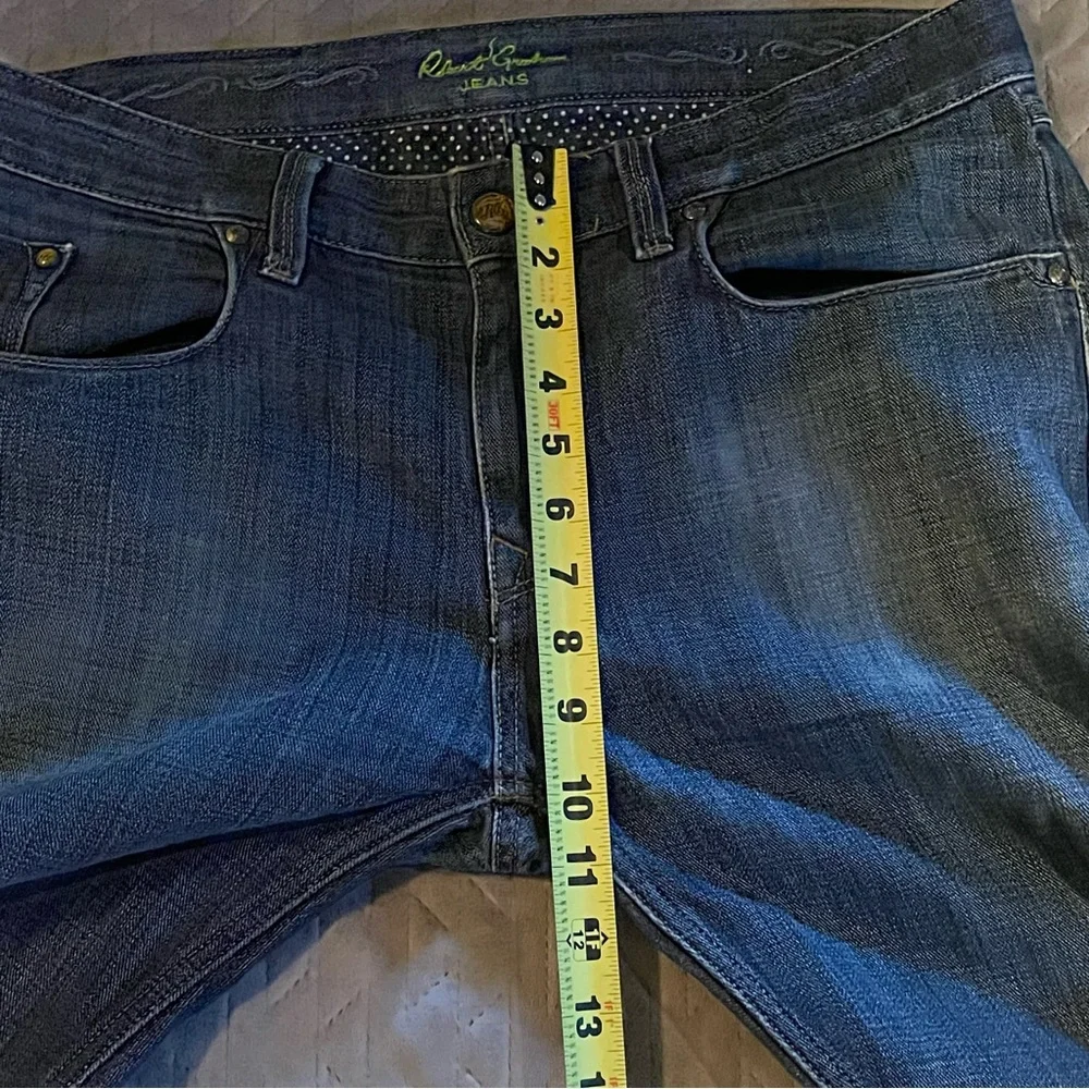 Robert Graham‎ Slim Jim jeans mens size 32x33 pre-owned condition blue